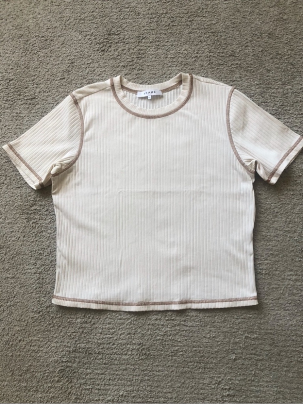 FRAME  Short sleeve T-shirt.